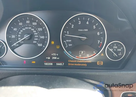 2016 BMW 328I из США, поврежденный, VIN WBA8E9G55GNT45397